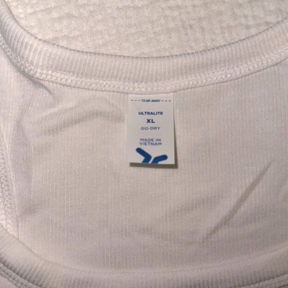 NWT Old Navy White Racerback Tank Top, Size XL - Picture 2 of 5